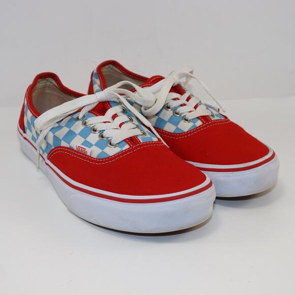 Vans Era US Open of Surfing 2015 Red Blue Checkerboard Men’s 7.5 - Picture 1 of 6
